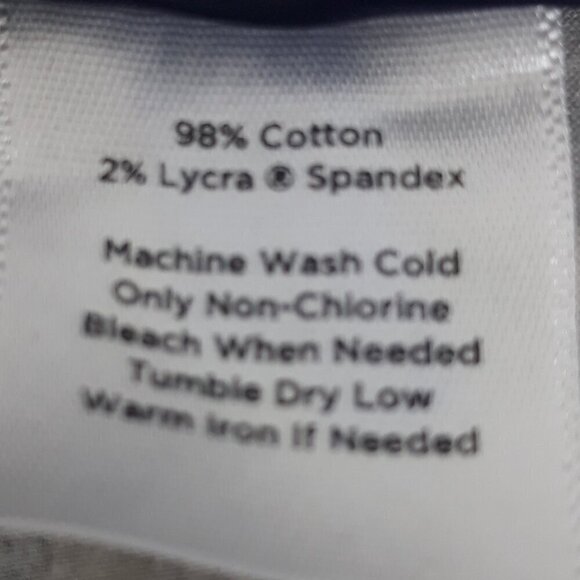 Talbots Classic Geometric Medallion Straight Cropped Chino Pants 18 Work - Picture 7 of 7